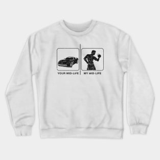 Mid-life Aesthetics - inverted Crewneck Sweatshirt